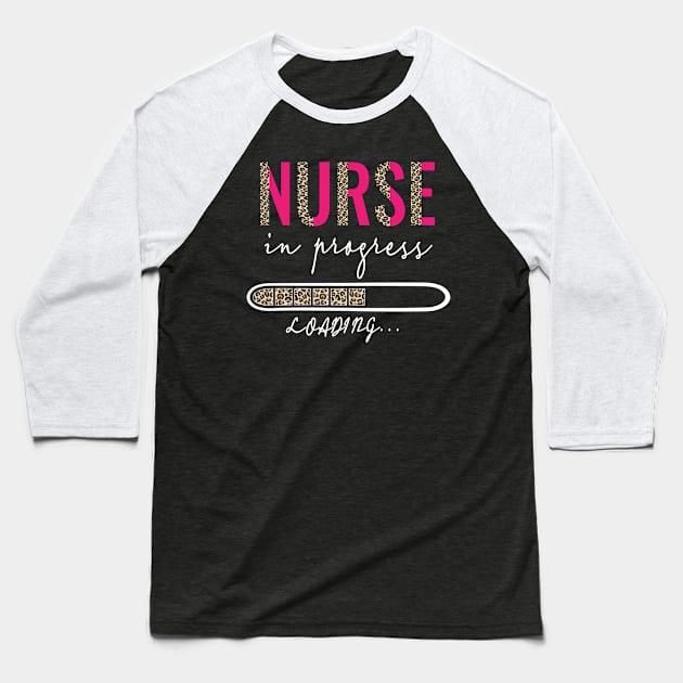 Nurse In Progress Baseball T-Shirt by DigitalCreativeArt